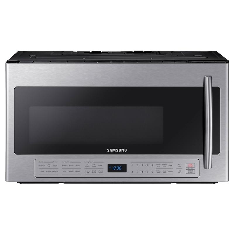 Samsung ME21K6000AS 2.1 cu. ft. Over The Range Microwave with Ceramic Enamel Interior