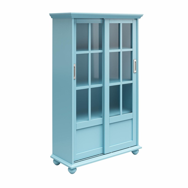51″ H x 31.75″ W Standard Bookcase Andover Mills Color: Pale Blue