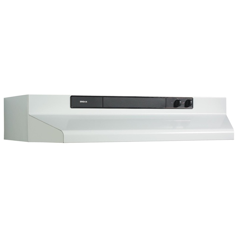 Broan 464201 **DISCONTINUED** Broan 42-Inch Convertible Under-Cabinet Range Hood, 220 CFM, White