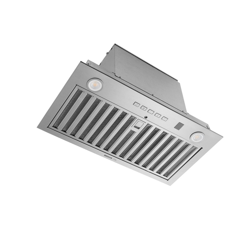 Broan PM600SSV Broan Elite 21-Inch Custom Range Hood Power Pack Insert, W/ Smartsense Auto Operation & Voice Control, Stainless Steel