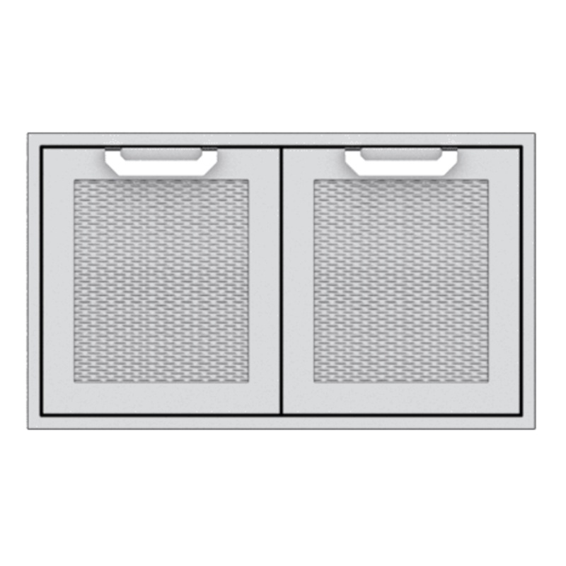 Hestan AGSD36DG Hestan 36″ Double Storage Doors Agsd – Dark Grey (Custom Color: Pacific Fog)