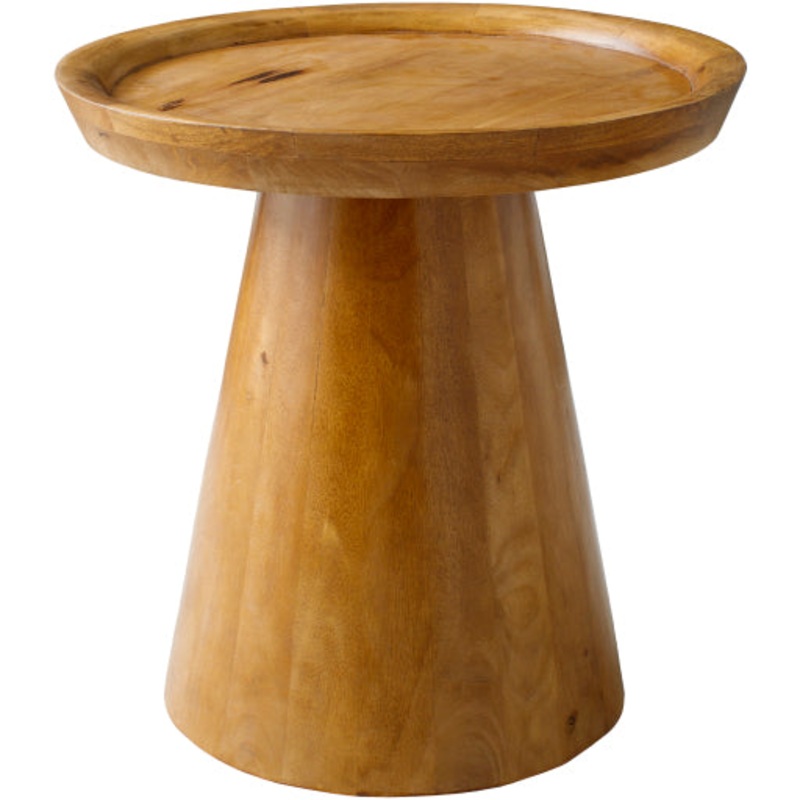 Stylish Mango Wood 20″H x 20″W x 20″D End Table