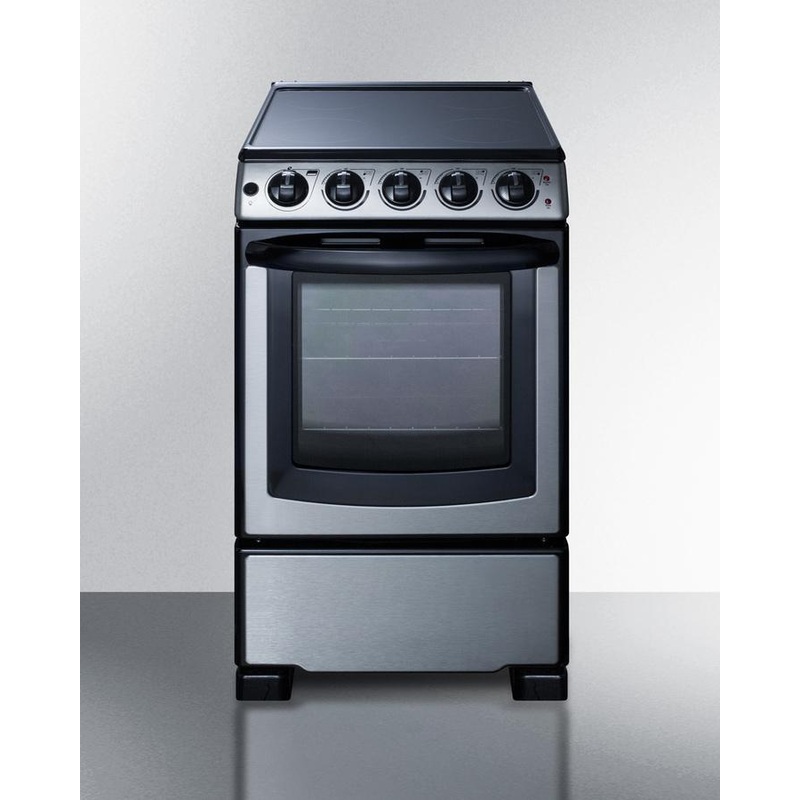 Summit REX2071SSRT 20″ Wide Electric Smooth-top Range