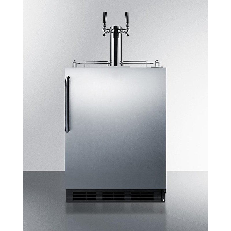 Summit SBC58BLBICSSADA 24″ Wide Built-in Kegerator, ADA Compliant