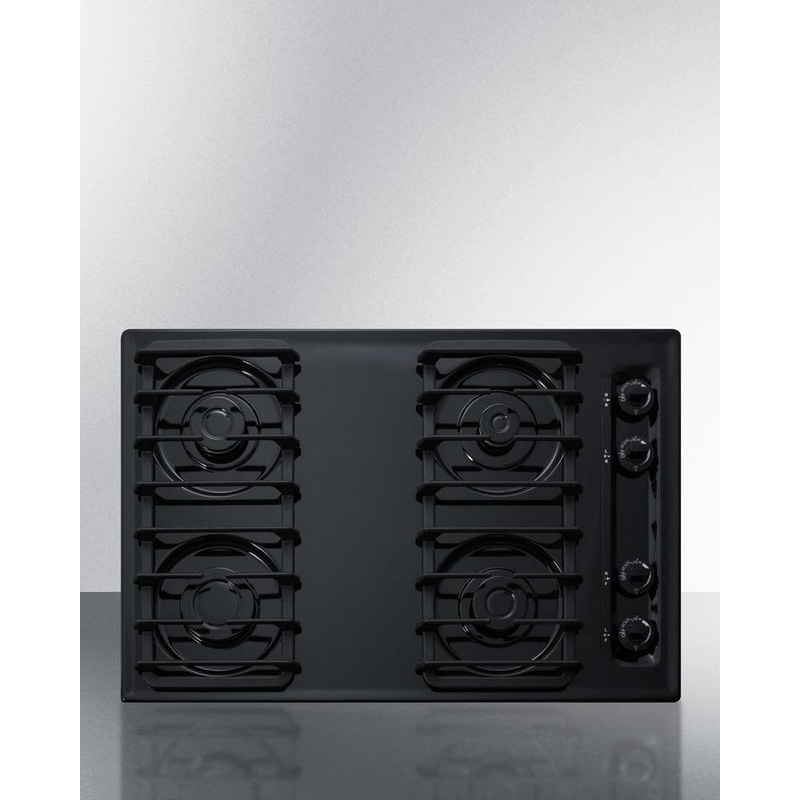 Summit TTL053S 30″ Wide 4-burner Gas Cooktop
