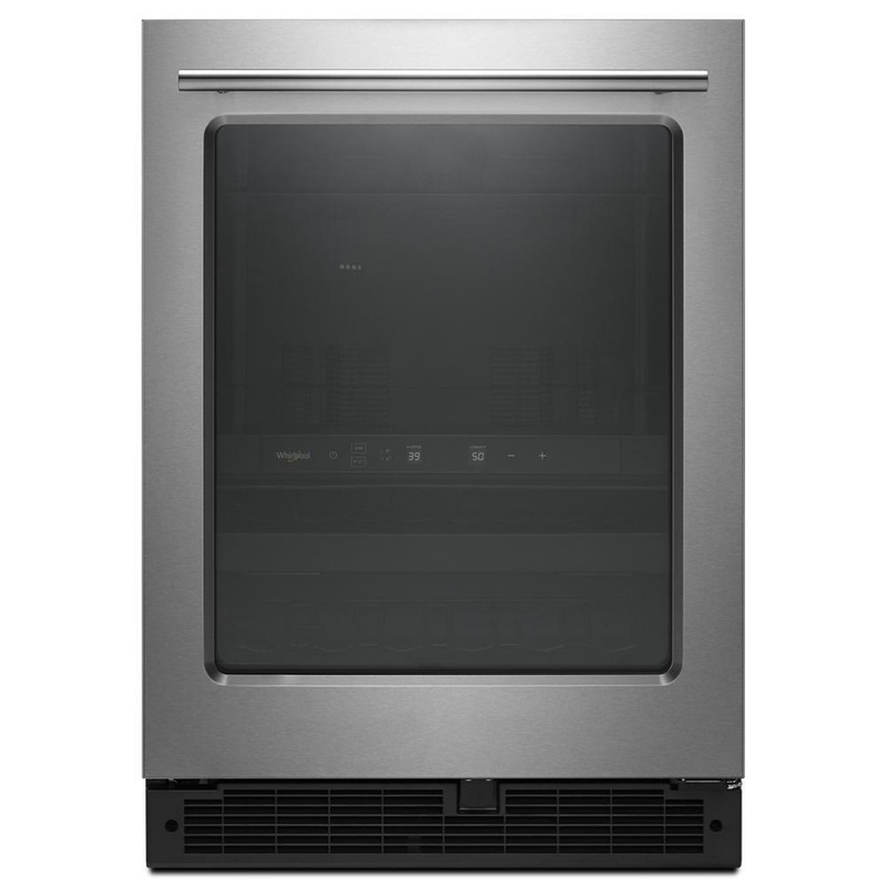 Whirlpool WUB35X24HZ 24-inch Wide Undercounter Beverage Center with Towel Bar Handle- 5.2 cu. ft.