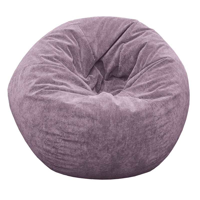 Classic Bean Bag Trule Size: Medium Body Fabric: Lilac Microfiber Suede