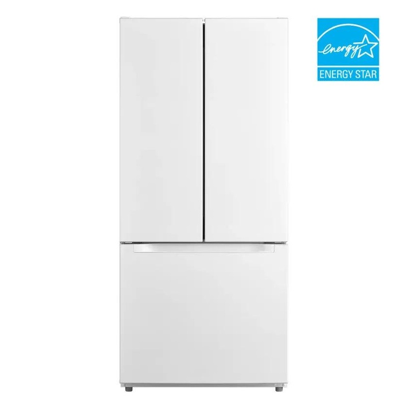 Element Appliance ERFD19CGCW Element 18.4 Cu. Ft. French Door Refrigerator – White