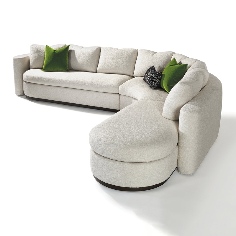 Playing Hooky Curved Sectional with Chaise