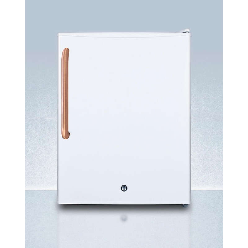 Summit FS30LTBC Compact Manual Defrost All-Freezer For Medical/General Purpose Use, With Pure Copper Handle, Lock, And Factory-Reversible Door