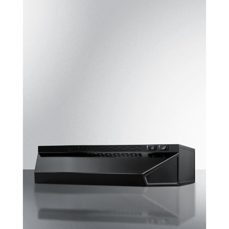 Summit H1630B 30″ Under Cabinet Convertible Range Hood