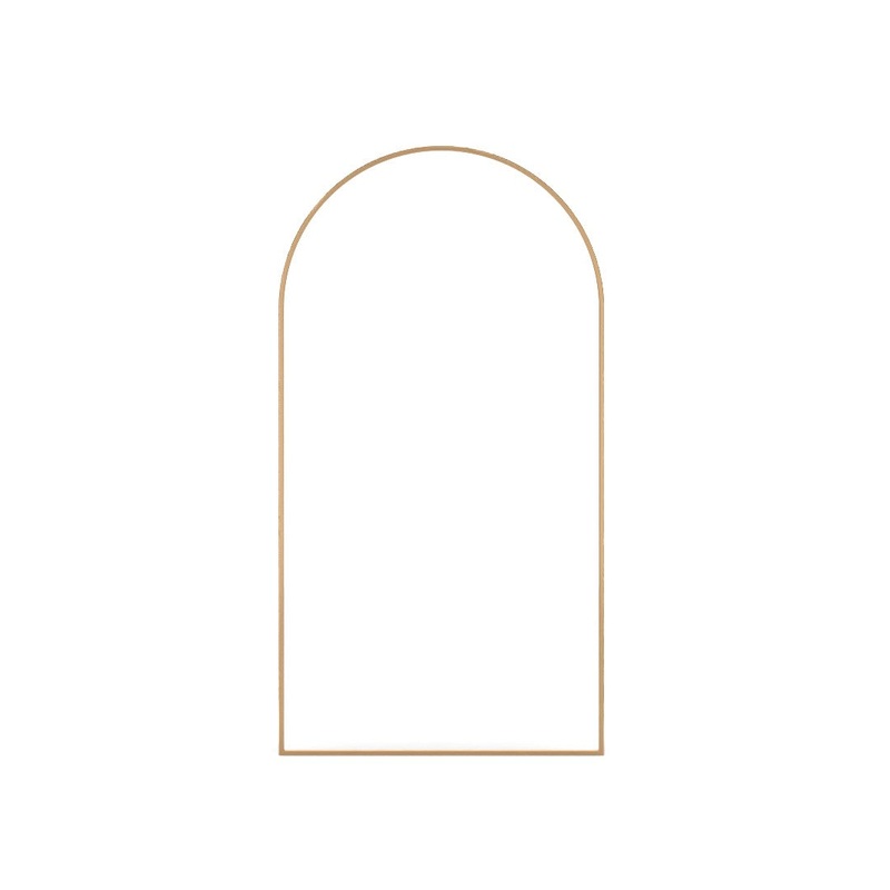 Arched Metal Framed Medicine Cabinet