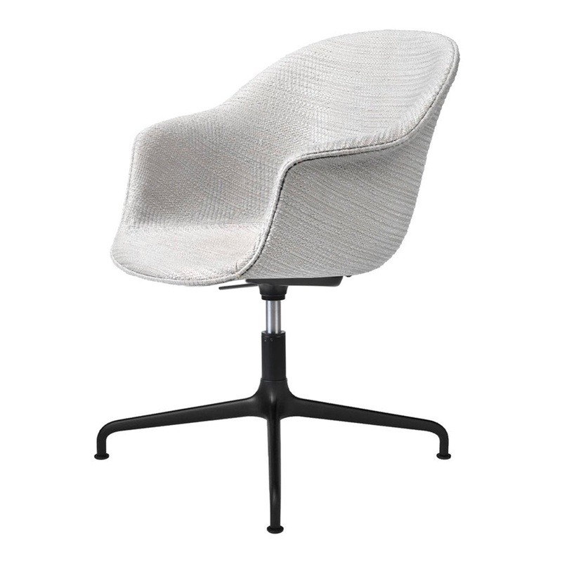 Bat Meeting Chair 4-Star Base – Height Adjustable – Fully Upholstered