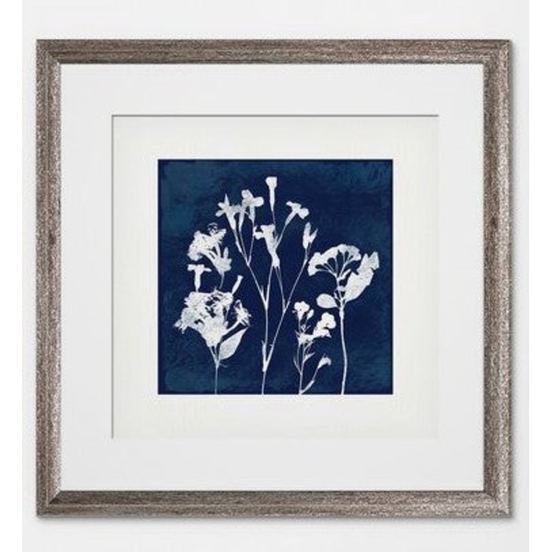 Cyanotype Botanical I 2 Piece Framed Print Set  2
