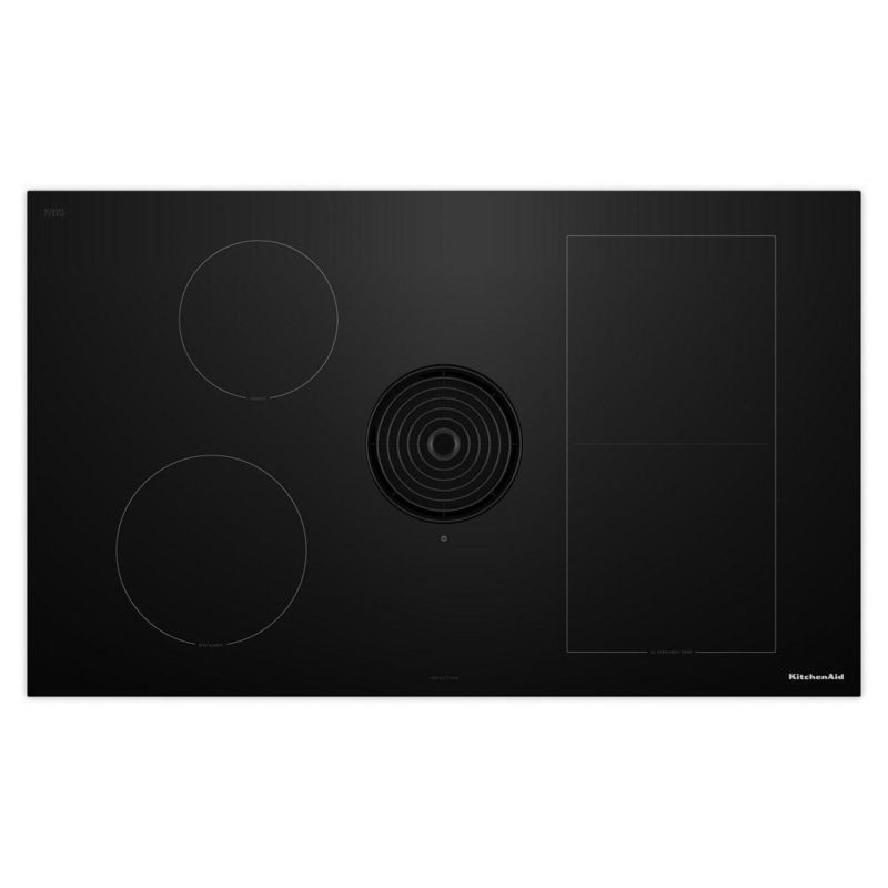 Kitchenaid KCID936SBL 36-Inch Nextgen Induction Downdraft Cooktop With Bridge Xl Even-Heat Zone