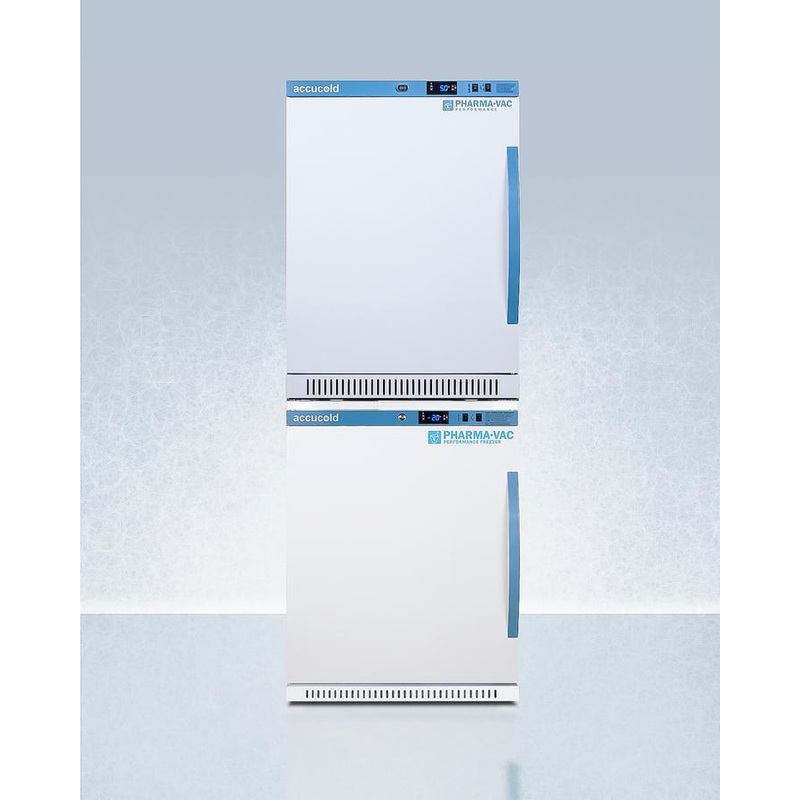 Summit ARS6PVAFZ5PVBIADASTACKLHD 24″ Wide Performance Series All-refrigerator/all-freezer Combination