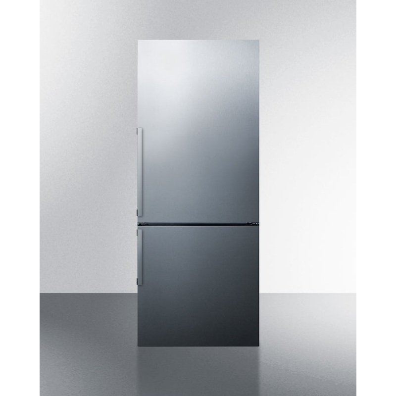 Summit FFBF287SSIM 28″ Wide Bottom Freezer Refrigerator With Icemaker