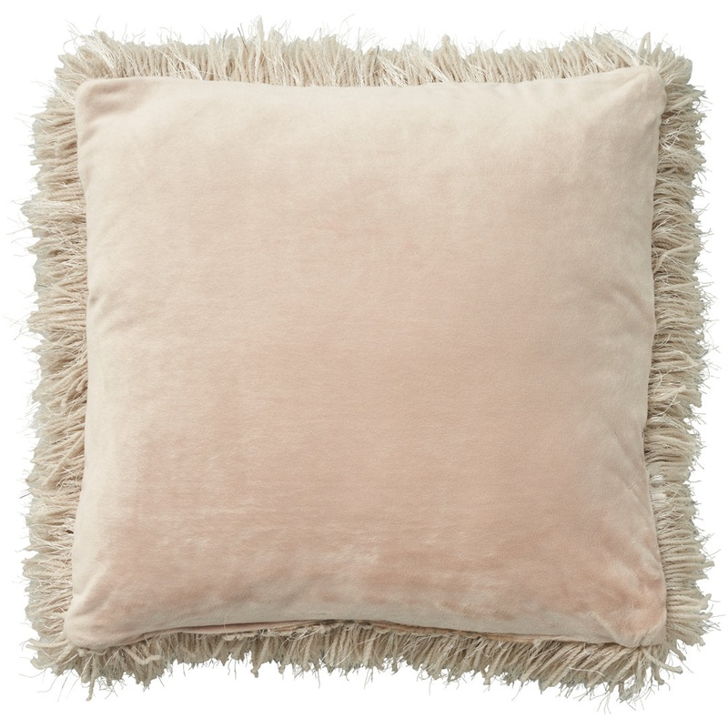 Amira Square Pillow Cover & Insert Kelly Clarkson Home Color: Beige Size: 20″ x 20″