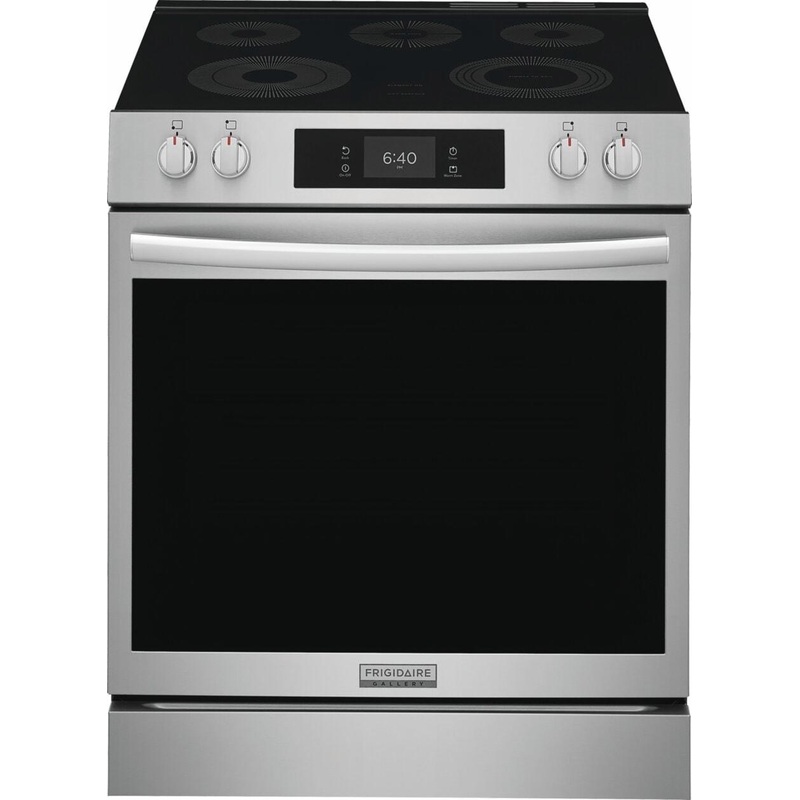 Frigidaire GCFE3070BF 30″ Electric Range with Stone-Baked Pizza