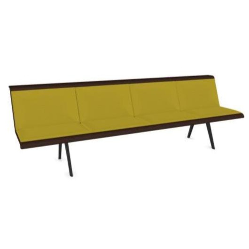 Zinta 4 Seats Waiting Bench Wood 4500