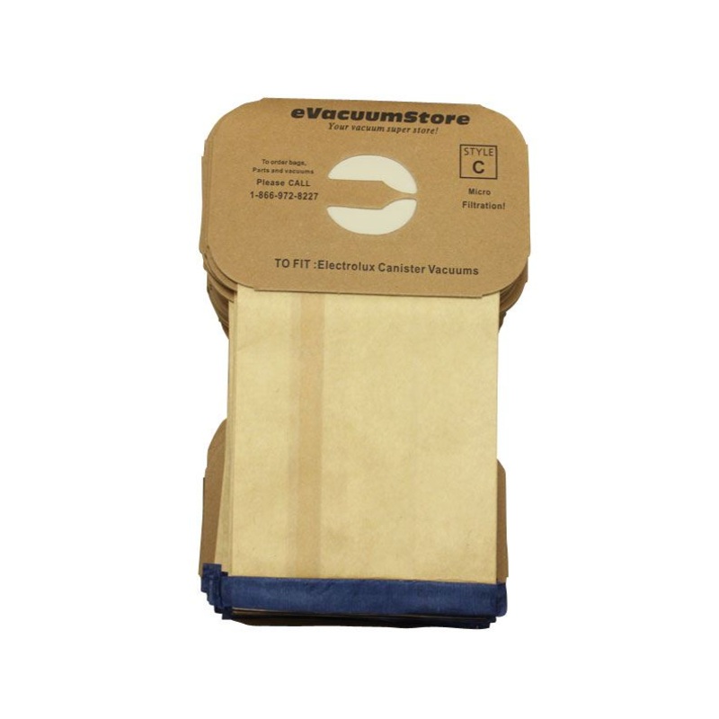 Electrolux 50 Pack Generic Canister Vacuum Bags Style C