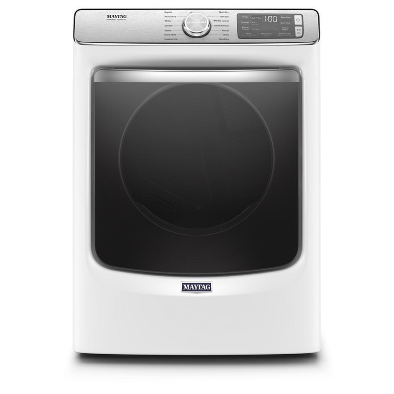 Maytag MGD8630HW Smart Front Load Gas Dryer with Extra Power and Advanced Moisture Sensing Plus – 7.3 cu. ft.