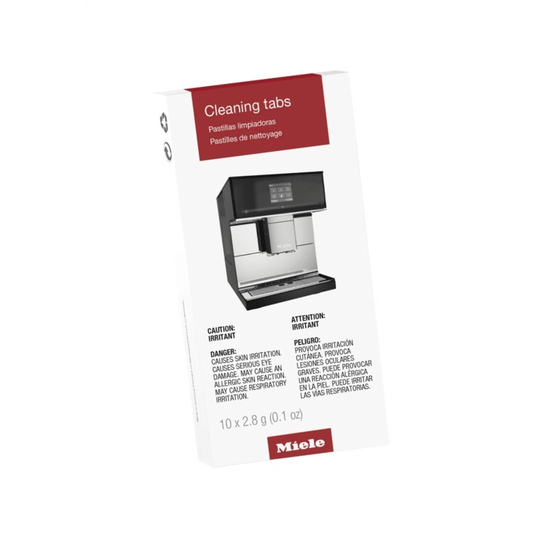 Miele GPCLCX0102T Gp Cl Cx 0102 T – Cleaning Tablets, 10 Tabs For Coffee Machines, Guarantees The Highest Level Of Coffee Enjoyment