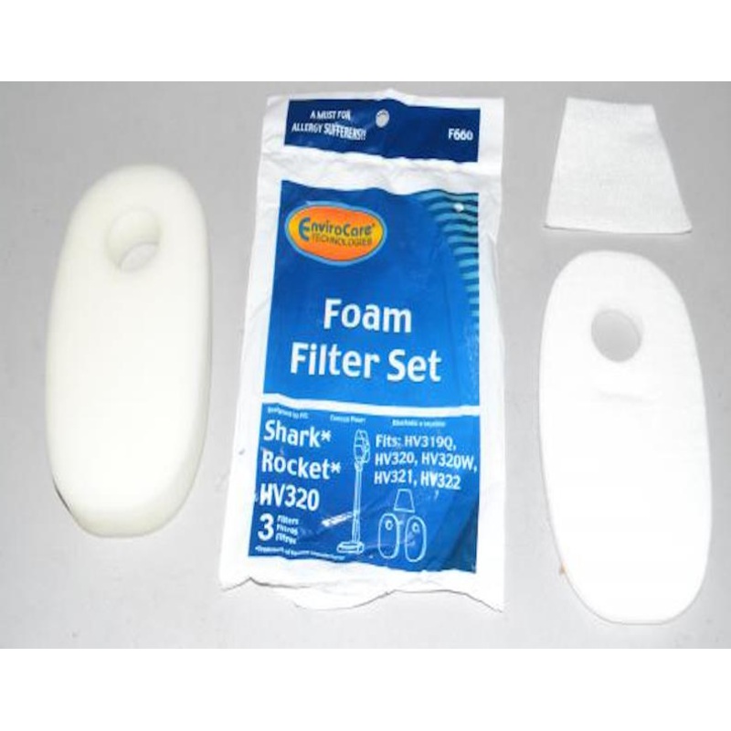 Shark Rocket HV320 Foam Filter set Replacement