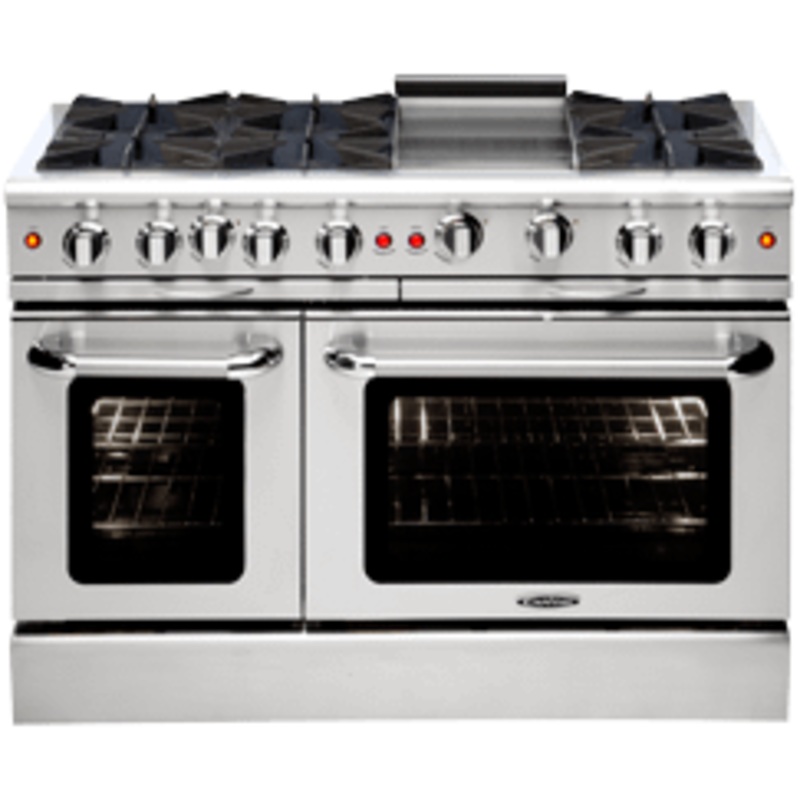 Capital MCOR486GN Culinarian 48″ Gas Manual Clean Range – Natural Gas