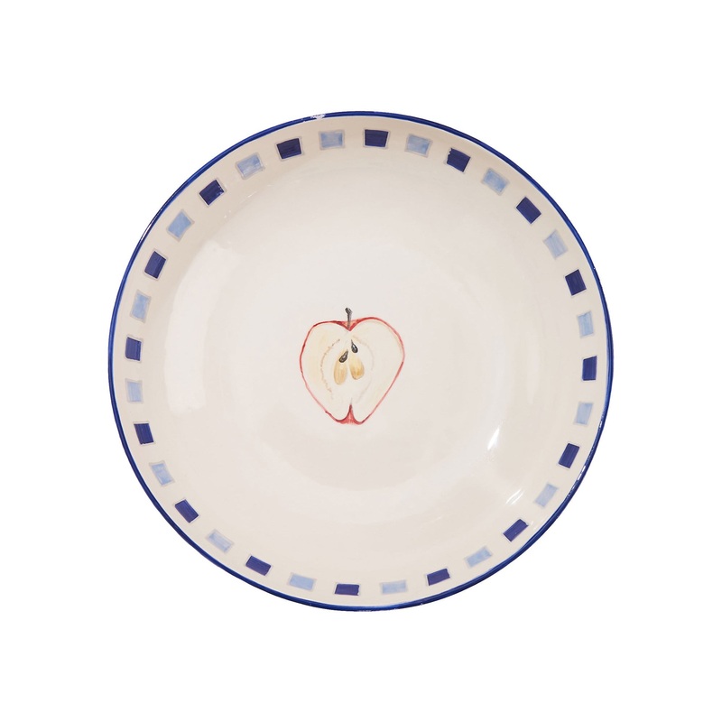 Still Life Hand-Painted Serving Bowl