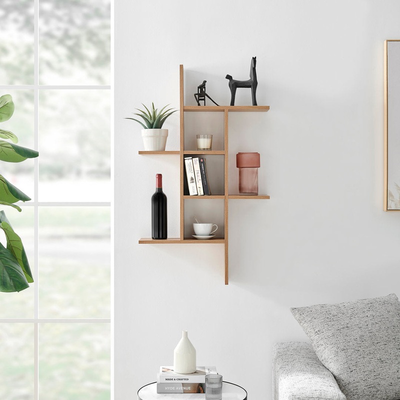 Suffield 4 Piece Accent Shelf Zipcode Design Finish: Chestnut
