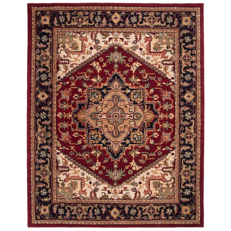 Balthrop Hand Tufted Wool Oriental Rug Astoria Grand Rug Size: Rectangle 7’6″ x 9’6″