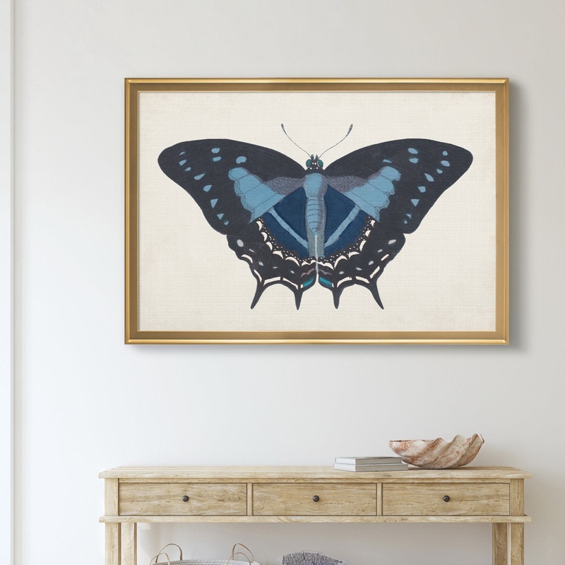 Beautiful Butterfly III’ – Picture Frame Graphic Art on Canvas August Grove Frame Color: Gold Size: 18.5″ H x 24.5″ W x 1.5″ D