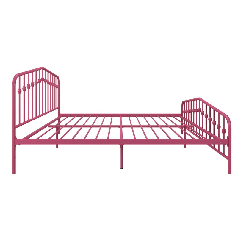 Bushwick Metal Platform Bed Novogratz Color: Hot Pink Size: King