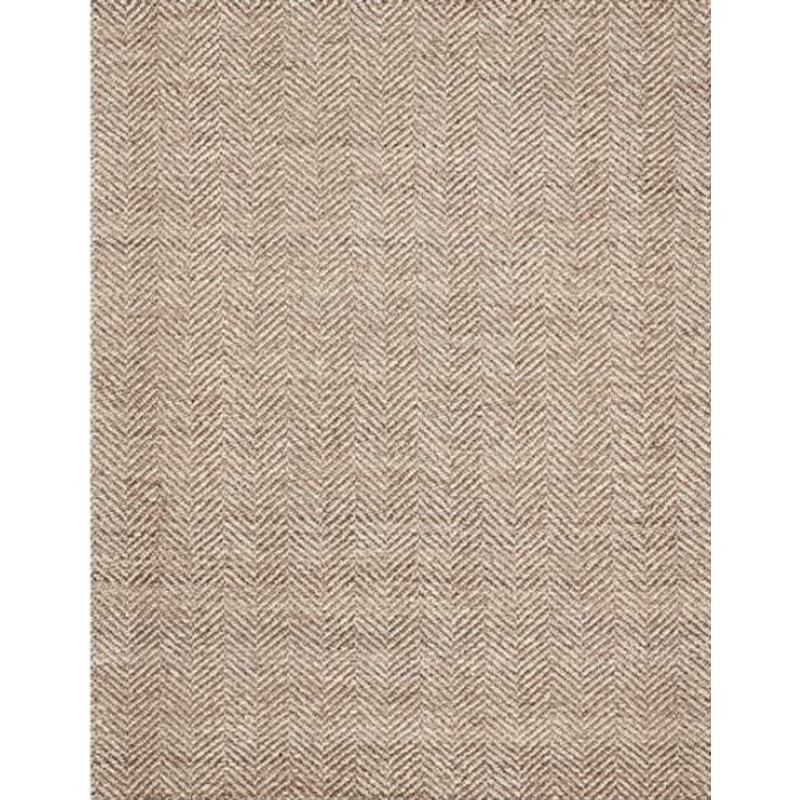 Chevron Hand Loomed Wool Jute Rug-9’x12′