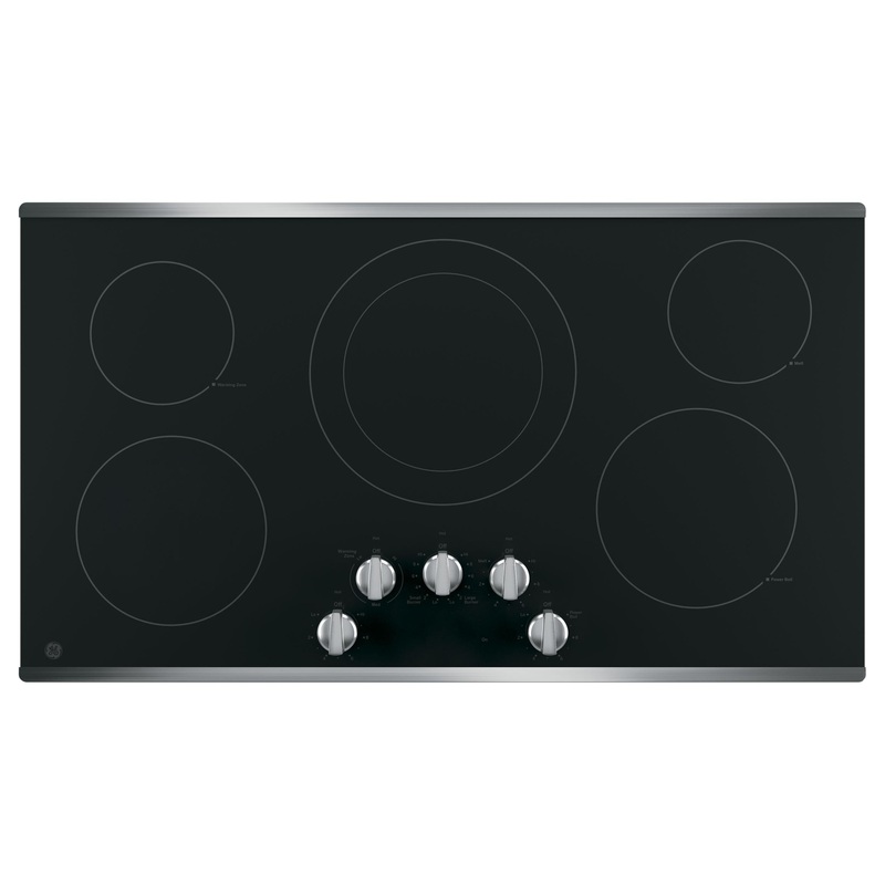 JP3036SLSS GE 36″ Built-In Knob Control Electric Cooktop