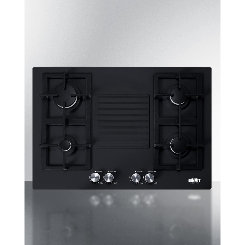 Summit GC432B 30″ Wide 4-Burner Gas Cooktop