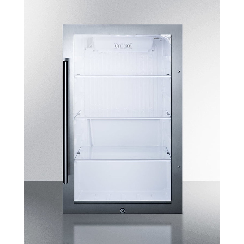 Summit SPR489OSADA Shallow Depth Indoor/Outdoor Beverage Cooler, Ada Compliant