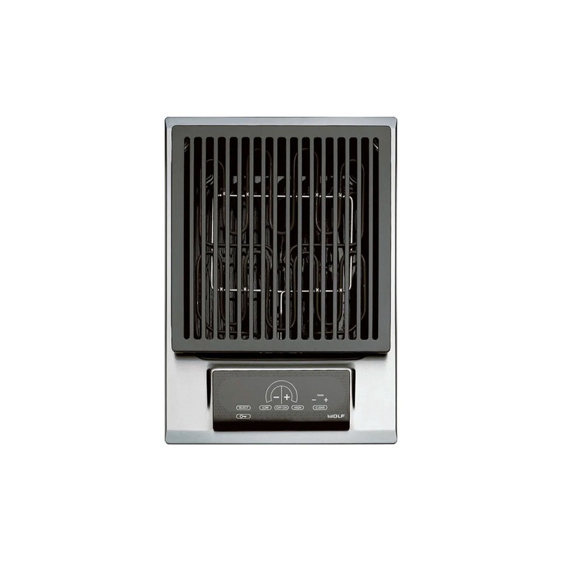 Wolf IG15/S 15″ Stainless Steel Electric Grill Module, 2 Burner, Drop-In