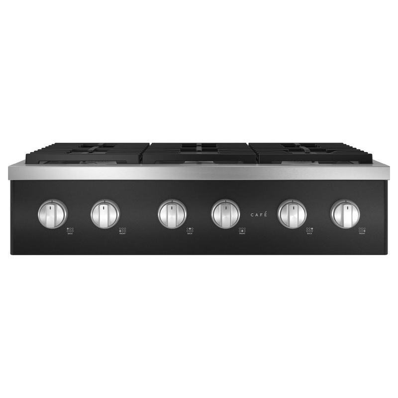 Cafe CGU366P3TD1 CAF(EBACK) 36″ Commercial-Style Gas Rangetop with 6 Burners (Natural Gas)