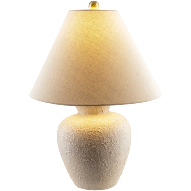 Luxuriate 22-inch H x 15-inch W x 15-inch D Ceramic Table Lamp