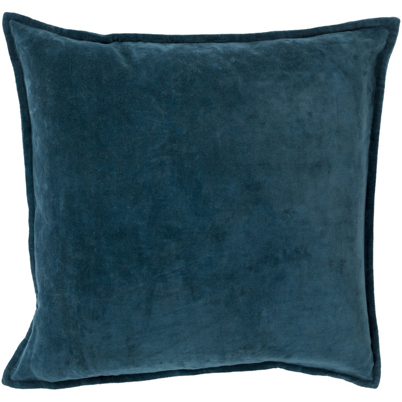 Edgar Square 100% Cotton Pillow RE/FINE Color: Teal Size: 20” x 20”