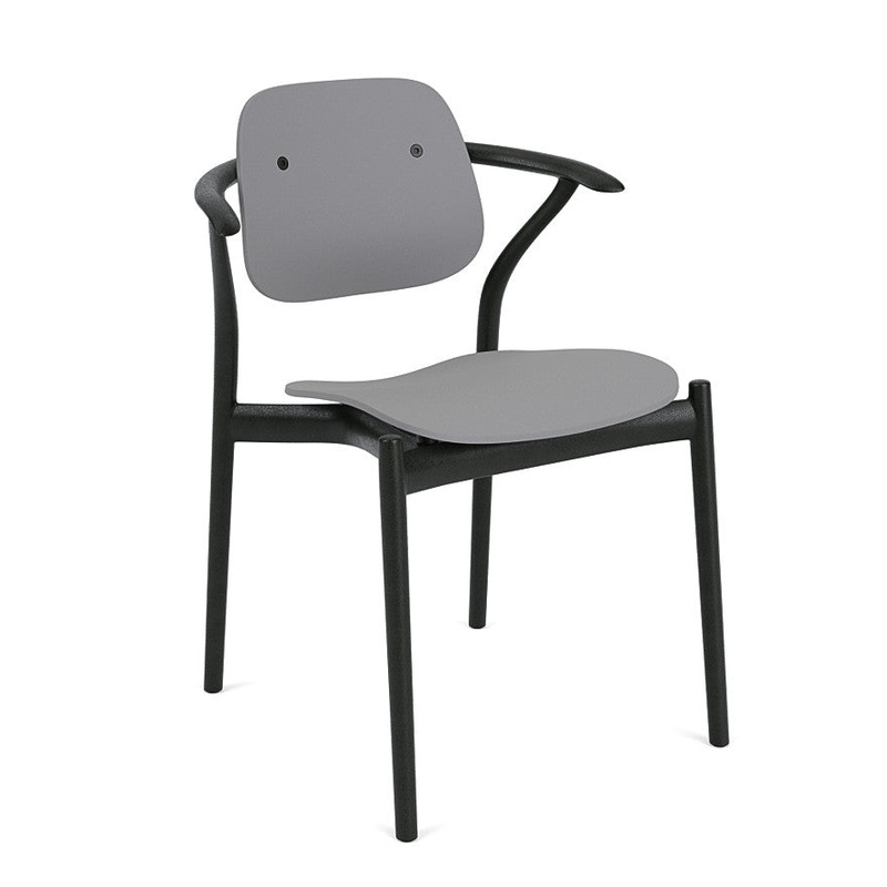 Iquo Chair Armchair with Plastic Seat & Back