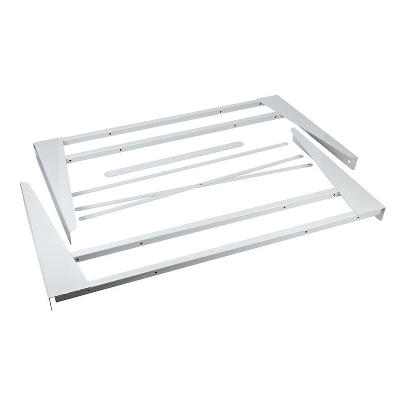 Whirlpool 49971 Compact Washer and Dryer Stacking Kit, White, fits compact LCR5232, LCR7244, LCE4332 models, with 1 metal frame stand