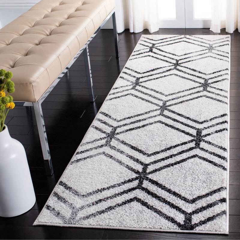 Wyckhoff Performance Geometric Rug Union Rustic Rug Size: Runner 2’6″ x 12′
