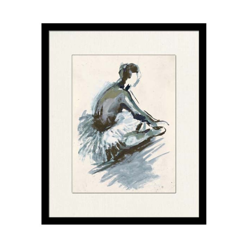 Ballerina Sketch 2 Framed 17″x21″