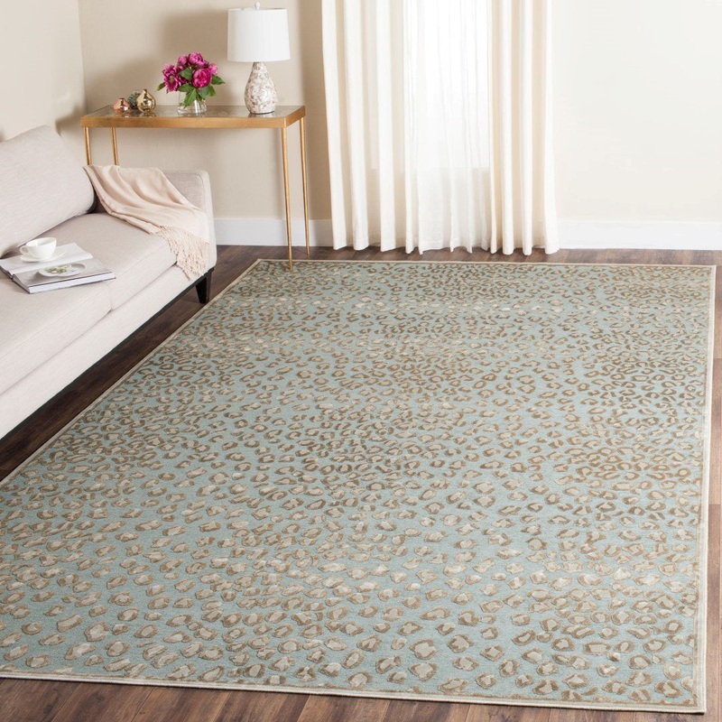 Banerjee Paradise Performance Animal Print Rug Mercer41 Rug Size: Rectangle 5’3″ x 7’6″