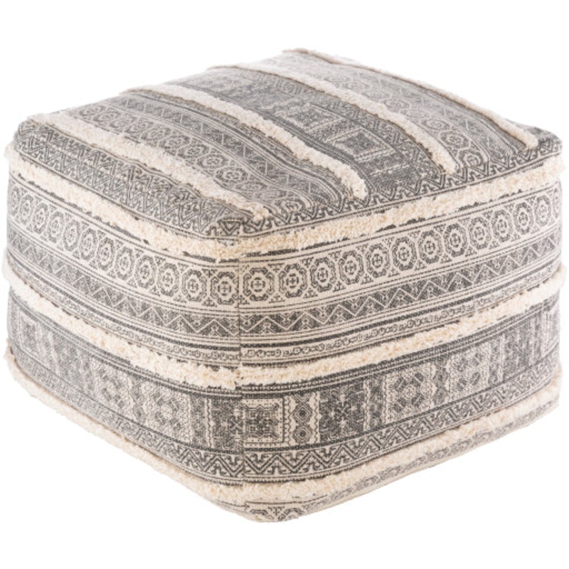 Global Chic 14H x 20W x 20D Woven Pouf