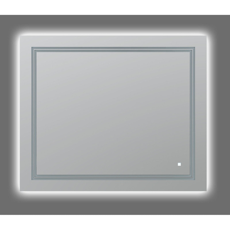 Soho LED Mirror with Defogger and Dimmable, Backlit + Front Lit. AQUADOM Size: 30″ H x 40″ W