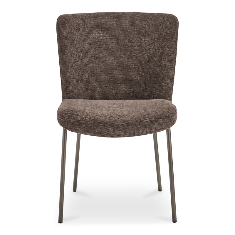 Sophisticated Duo: Slim Metal Dining Chairs
